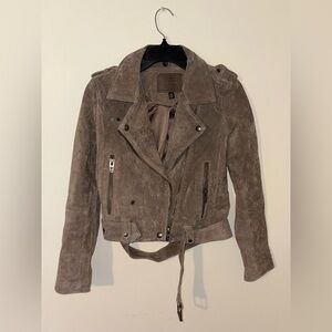 Blank NYC Leather Suede Moto Jacket Size XS